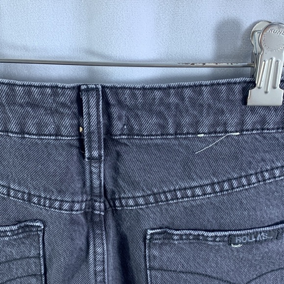 Rolla’s Classic Straight Fit Black Wash Jeans Size 30 - Picture 5 of 12